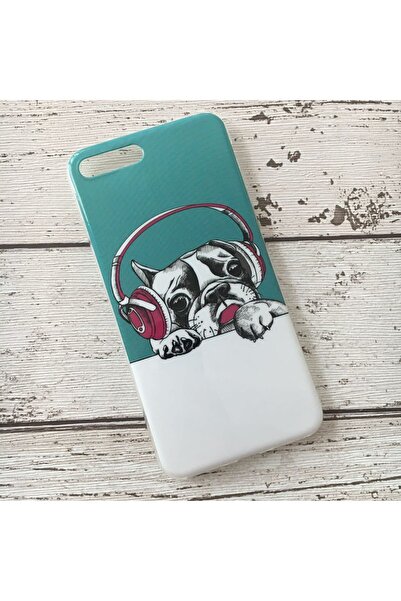 OEM Калъф, съвместим с Apple iPhone 7 Plus и 8 Plus, силиконов, с щампа на ку...