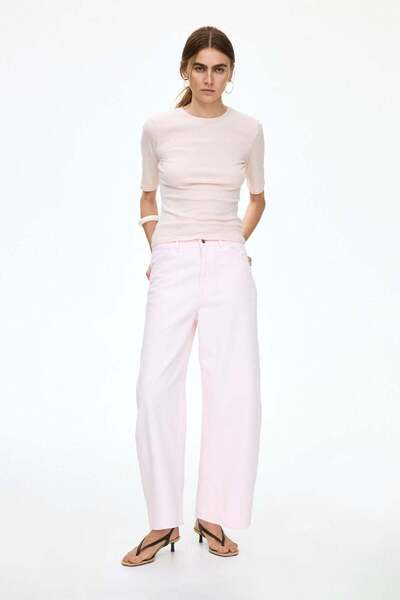 H&M Pointelle jersey T-shirt