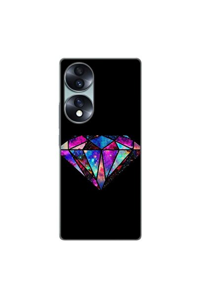 OEM Husa compatibila cu Honor 70 Silicon Gel Tpu Model Diamond Black