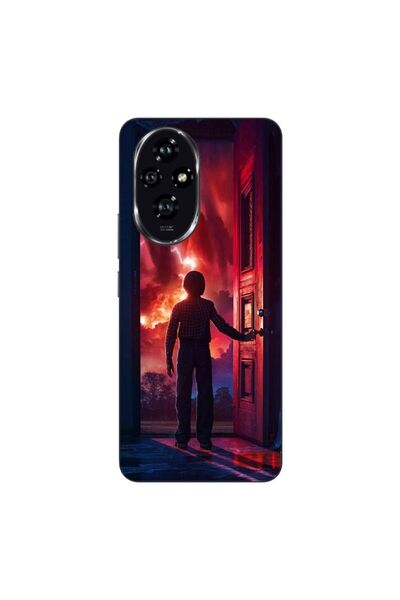 OEM Husa compatibila cu Honor 200 Silicon Gel Tpu Model Stranger Things Door ...