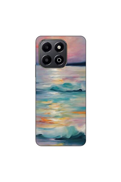 OEM Husa compatibila cu Honor X6b Silicon Gel Tpu Model Watercolor Sea View