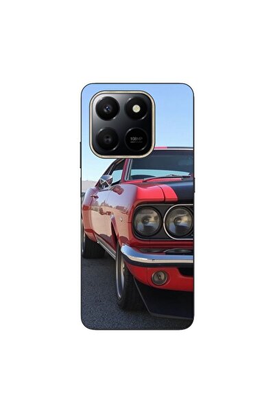 OEM Husa compatibila cu Honor 400 Smart Silicon Gel Tpu Model Red Muscle Car