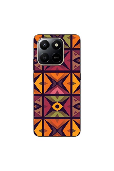 OEM Husa compatibila cu Honor X7d Silicon Gel Tpu Model Tribal Retro Shapes