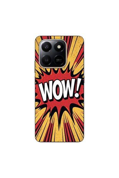 OEM Case compatible with Honor 400 Smart Silicone Gel Tpu Comic Book WOW Text...