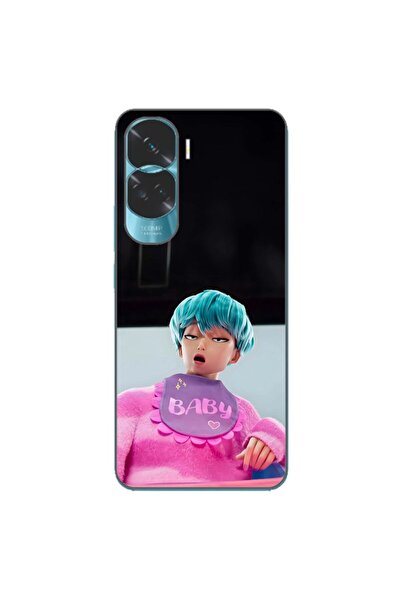 OEM Husa compatibila cu Honor 90 Lite 5G Silicon Gel Tpu Model KPop Demon Hun...