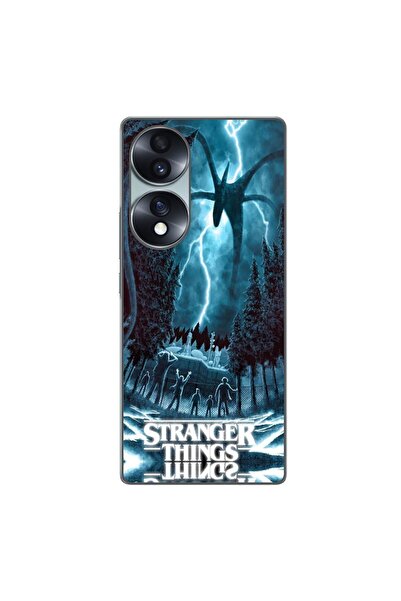 OEM Husa compatibila cu Honor 70 Silicon Gel Tpu Model Stranger Things Storm ...
