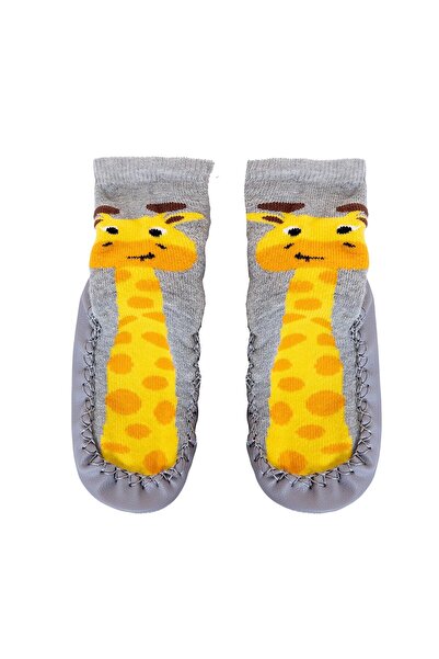 ebebek Hello Baby HelloBaby Erkek Bebek Çarık Çorap Hayvan Baskılı