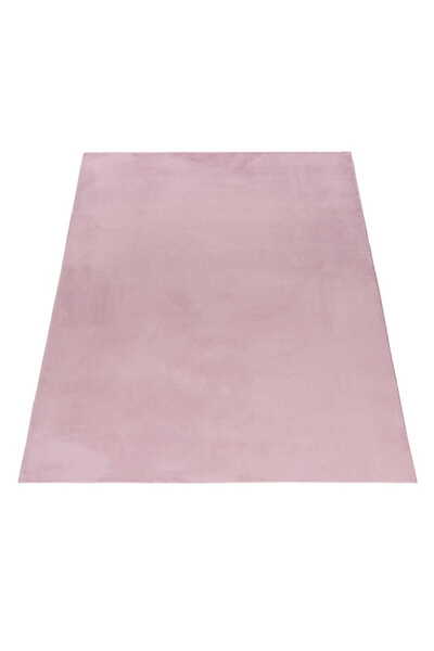 AYYILDIZ Covor din pluș, Pouffy, 60 x 110 cm, Roz, Poliester, Oeko Tex Standr...