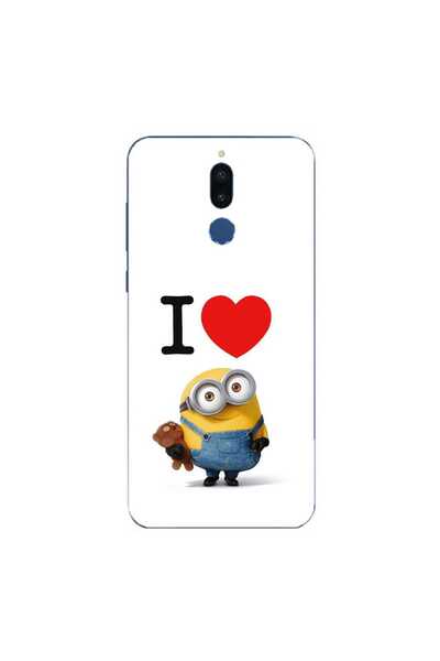 OEM Husa compatibila cu Huawei Mate 10 Lite Silicon Gel Tpu Model I Love Minions