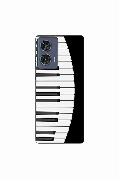 OEM Husa compatibila cu Motorola Edge 50 Fusion Silicon Gel Tpu Model Piano Keys