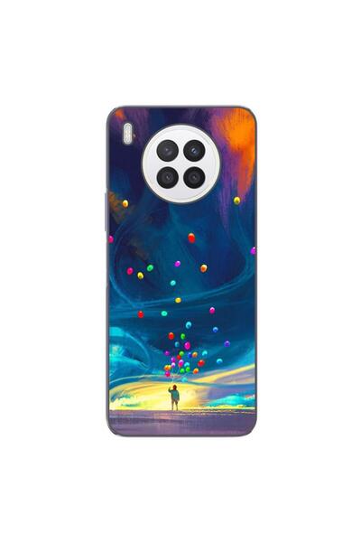 OEM Θήκη συμβατή με Huawei Nova 8i από σιλικόνη gel TPU με σχέδιο Μπαλόνια το...