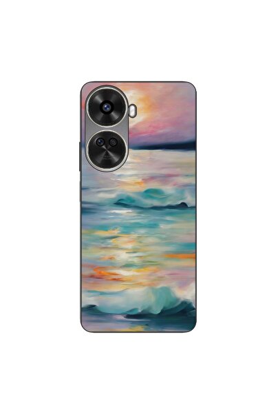 OEM Θήκη συμβατή με Huawei Nova 12 SE, από σιλικόνη gel TPU, με σχέδιο ακουαρ...