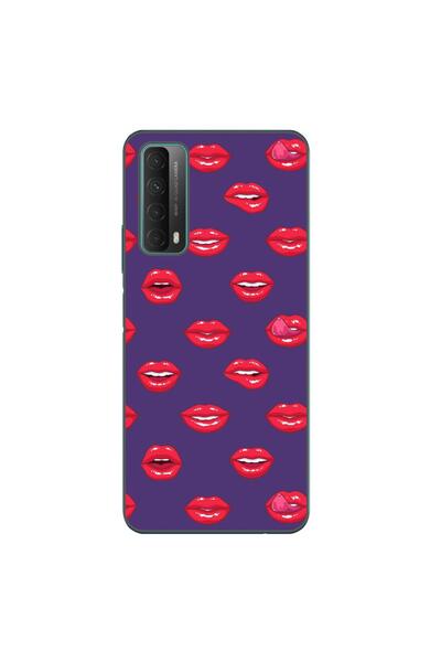 OEM Husa compatibila cu Huawei P Smart 2021 Silicon Gel Tpu Model Buze Pattern