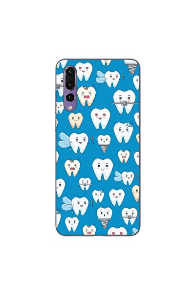 OEM Husa compatibila cu Huawei P20 Pro Silicon Gel Tpu Model Dentist Pattern