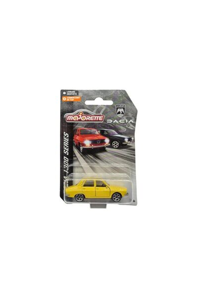 Majorette Μοντέλο κλίμακας 1:64 του Dacia 1300 σε κίτρινο χρώμα