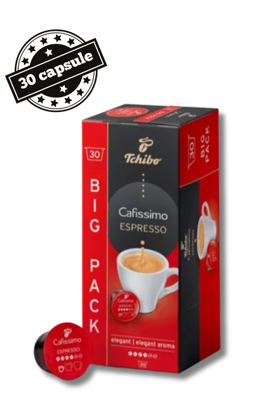 Tchibo Cafissimo 30 Capsule Caffe Crema Aromă Elegantă