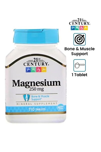 21st Century Magnesium Daily Supplement for All-Day Mental and Physical Healt...