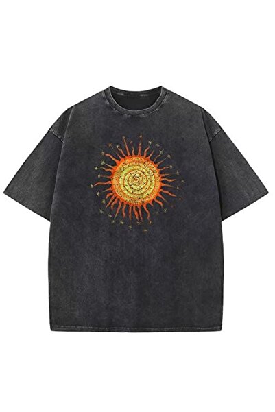 bellanova Unisex Oversize Printed T-Shirt Streetwear Comfortable Fit Daily Pr...