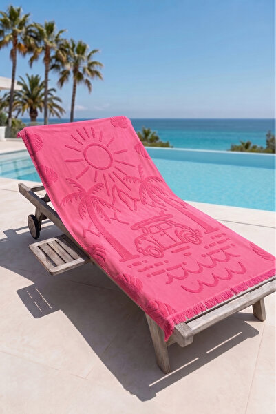 My Catherine 100X170 cm Beach Towel |   100% Cotton Jacquard Large Size Beach...