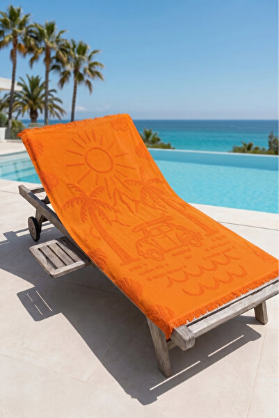 My Catherine 100X170 cm Beach Towel |   100% Cotton Jacquard Large Size Beach...