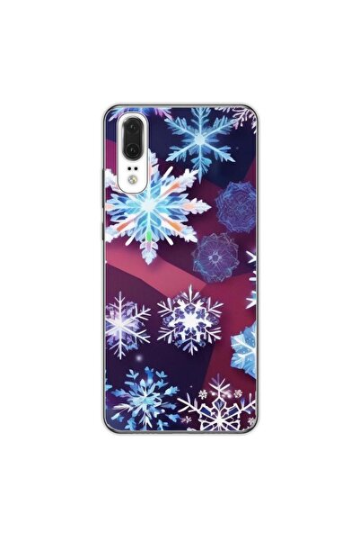 OEM Husa compatibila cu Huawei P20 Silicon Gel Tpu Model Fulgi de Gheata