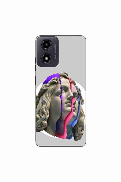 OEM Husa compatibila cu Motorola Moto G24 Silicon Gel Tpu Model Neon Ruins