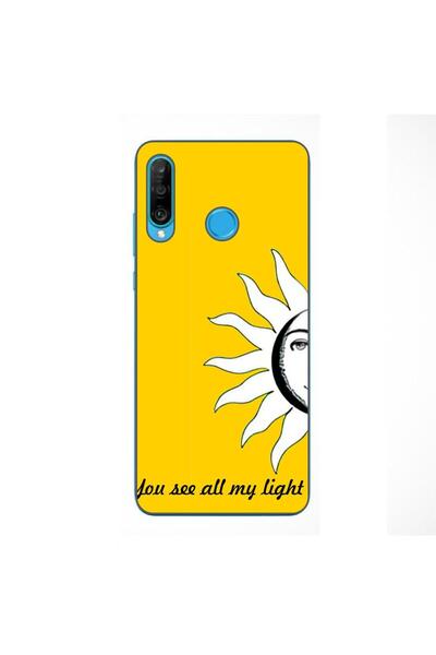 OEM Husa compatibila cu Huawei P30 Lite Silicon Gel Tpu Model Cupluri Soarele