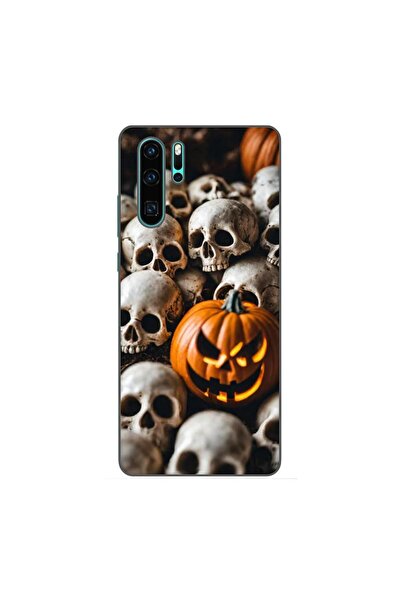 OEM Husa compatibila cu Huawei P30 Pro Silicon Gel Tpu Model Halloween Patter...