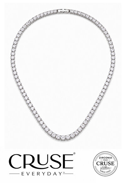 Cruse 4MM Zirkon Taşlı Su Yolu Kolye Everyday™ Özel Seri