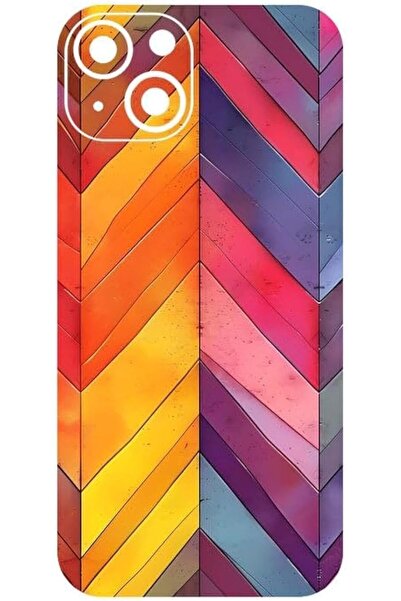 Burak Chevron pattern back protection sticker for iPhone 15 from Al-Buraq, 01...