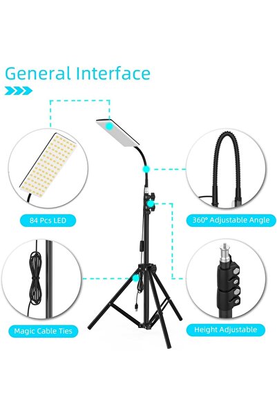 Arabest LED Camping Light, Portable Outdoor Light with Telescopic Tripod, Pow...