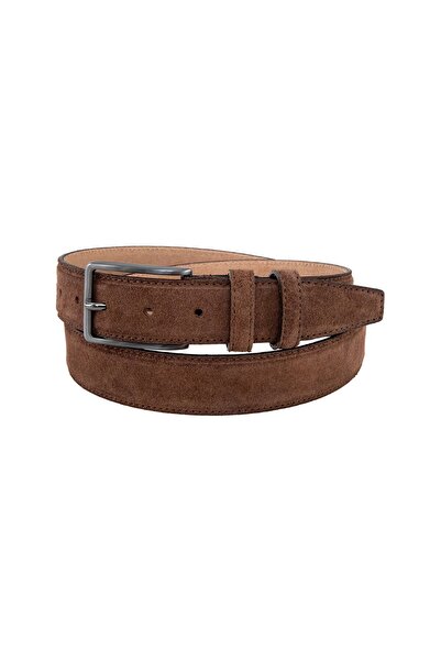 AMALFİ ITALIAN NATURAL Leather LEATHER Belt 3.5 CM