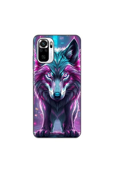 OEM Θήκη συμβατή με Xiaomi Poco M5s Σιλικόνης Gel TPU με σχέδιο Cyberpunk Wolf