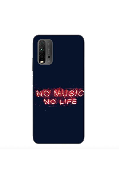 OEM Case compatible with Xiaomi Redmi 9T Silicon Gel Tpu Model No Music No Life