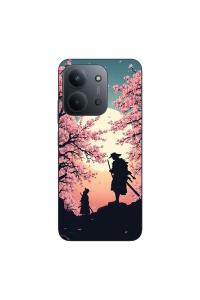 OEM Калъф, съвместим с Xiaomi Redmi 15C, силиконов гел TPU, с десен  "Самурай...
