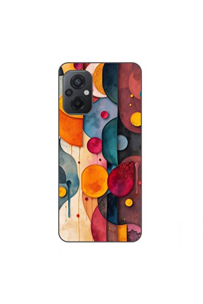 OEM Husa compatibila cu Xiaomi Poco M5 Silicon Gel Tpu Model Abstract Shapes ...