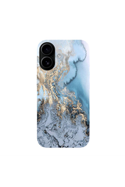 Other Apple Iphone 16 plus Marble Gold Design Transparent Silicone TPU Θήκη