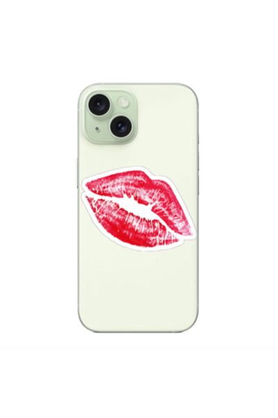 Other Apple iPhone 15 Plus Drooling Tongue Transparent Silicone TPU Θήκη