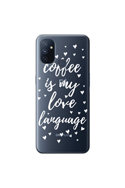 Other Oneplus Nord 100 Coffe is my love language Transparent Silicone TPU Θήκη