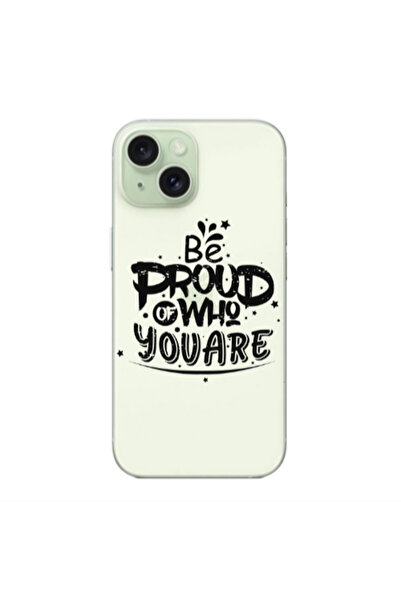 Other Apple iPhone 15 Plus Be proud of who you are Transparent Silicone TPU Θήκη