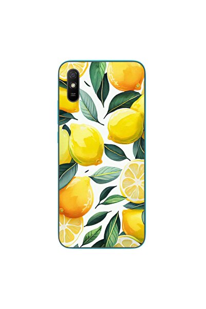 OEM Husa compatibila cu Xiaomi Redmi 9A Silicon Gel Tpu Model Lemons Pattern