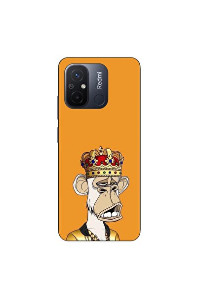 OEM Case compatible with Xiaomi Redmi 12C Silicone Gel Tpu Model NFT Royal Ape