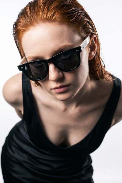 Bilge Karga Jack Black White Black Sunglasses