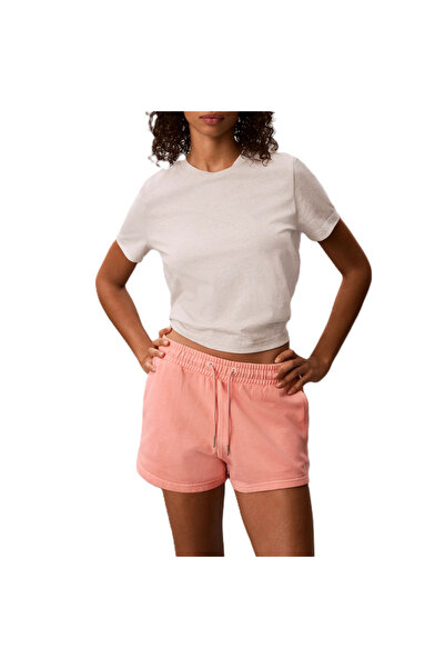 Calvin Klein Sort MONOGRAM TERRY WASHED ANGLED SHO Femei
