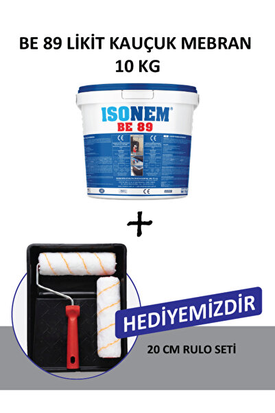 Isonem BE 89 Likit Kauçuk Membran 10 kg (20 cm Rulo Seti Hediyeli)