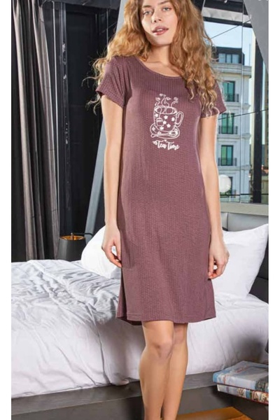 Pijamoni Women's Cotton Nightgown Comfortable and Casual Fashionable Style