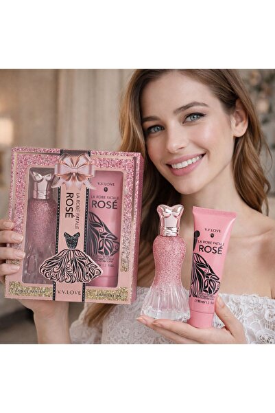 V.V LOVE Elegant 50 ml perfume and body lotion gift set for women