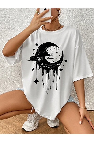 ZEMLİYA Unisex Oversize Sporty Special Design Printed