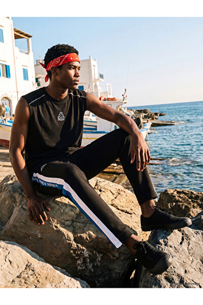LC Waikiki Nevavm Loose Fit Men's Sweatpants with Stripe Detail
