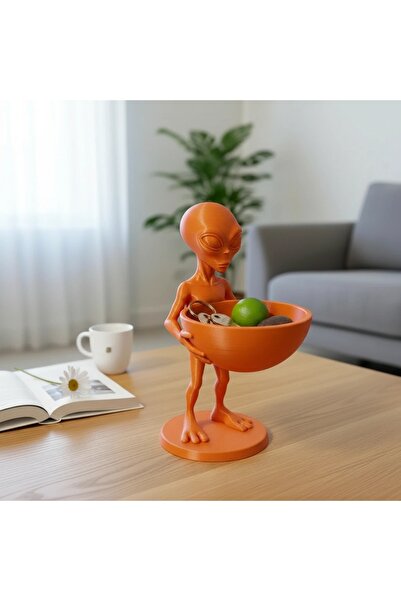 OEM Decorative Bowl Alien Figurine Organizer, 15 mm